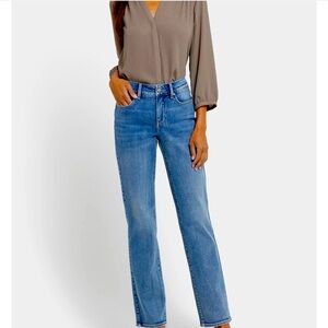 NYDJ Light Blue Straight Leg Jeans